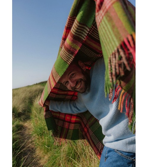 Christchurch Apple - Coperta di pura lana vergine Bronte by Moon plaid per divano in lana coperta morbida letto matrimoniale ...