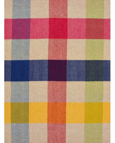 HARLAND Multicolour - Coperta di pura lana vergine Bronte by Moon di qualità per divano coperte plaid