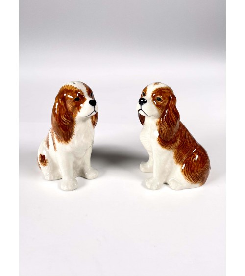 Cavalier King Charles - Salz und Pfefferstreuer Quail Ceramics  pfeffer steuer salzpfeffersteuer set lustige kaufen