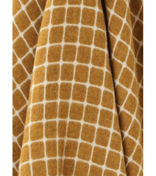 ATHENS Gold - Merino wool blanket Bronte by Moon warm cozy soft sofa throw blanket picnic throws and blankets