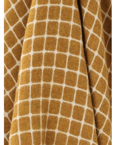 ATHENS Gold - Coperta di lana merino Bronte by Moon di qualità per divano coperte plaid