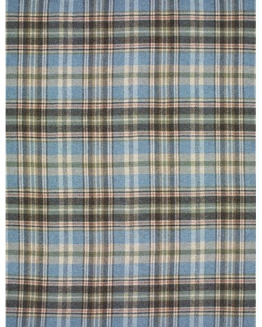 GLEN COE Aqua - Pure new wool blanket Bronte by Moon warm cozy soft sofa throw blanket picnic throws and blankets