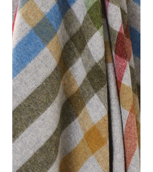 HENLEY Grey / Multi - Merino wool blanket