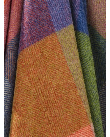 HARLAND Sunset - Wolldecke, Decke aus reiner Schurwolle Bronte by Moon Schafwolldecke warme Woll Decken Sofa wohndecke kaufen