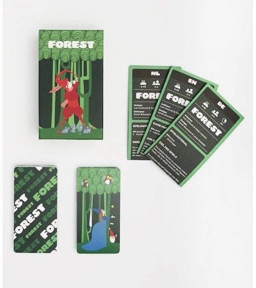 Forest - Gioco di carte Helvetiq nuove giochi da tavolo di tavola di società