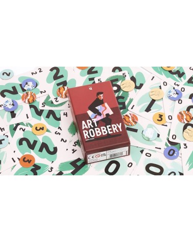 Art Robbery - Card game, strategy Helvetiq kids board game two plawers fun adult party games