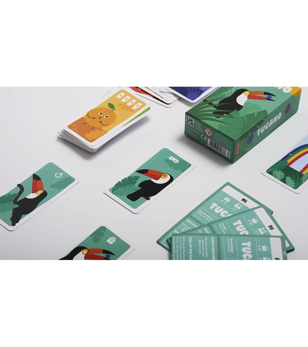 Tucano - Card game, tactical Helvetiq kids board game two plawers fun adult party games
