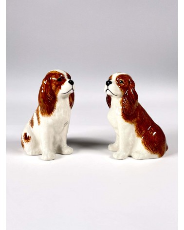 Cavalier King Charles - Salz und Pfefferstreuer Quail Ceramics  pfeffer steuer salzpfeffersteuer set lustige kaufen