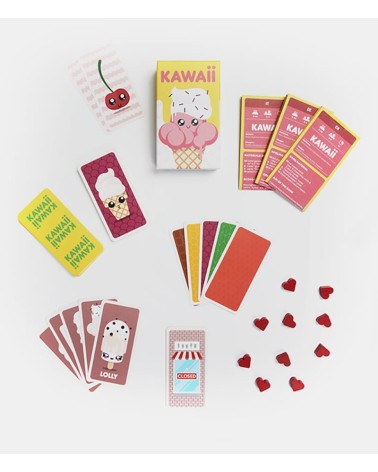 Kawaii - Kartenspiel Helvetiq Familienspiele Brettspiele für Erwachsene zwei drei vier