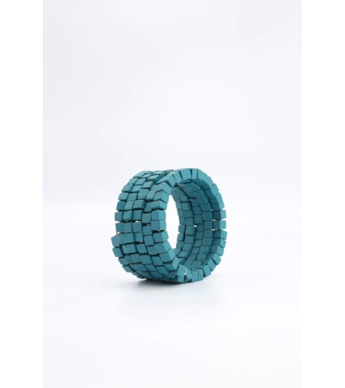 Pashmina - Bracelet serpent en perles de bois Jianhui London fantaisie original femme suisse