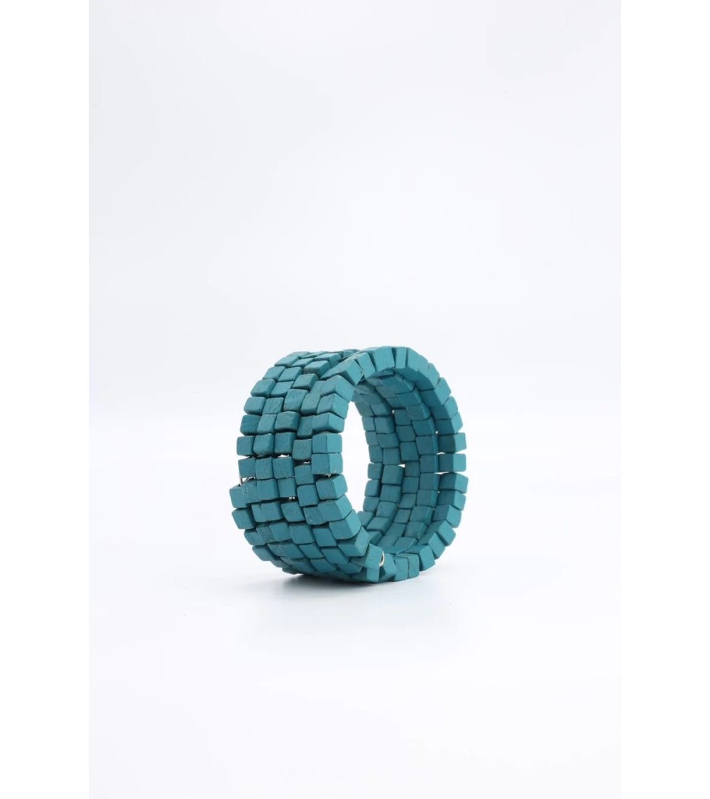 Pashmina - Bracelet serpent en perles de bois Jianhui London fantaisie original femme suisse