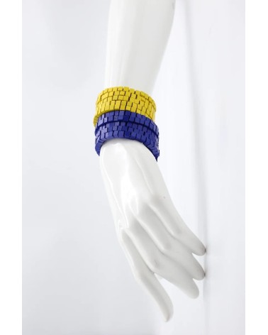 Pashmina - Wooden Beads Snake Bracelet Jianhui London cute fashion design designer for women