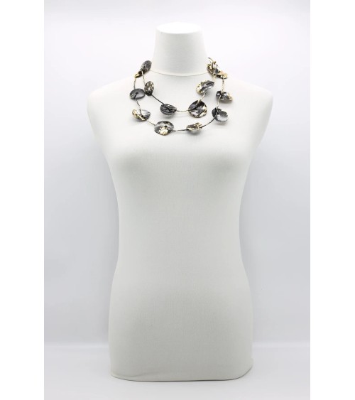 Mohnblume - Halskette aus Kunstleder & recyceltem Kunststoff Jianhui London damen frau kinder spezielle kaufen