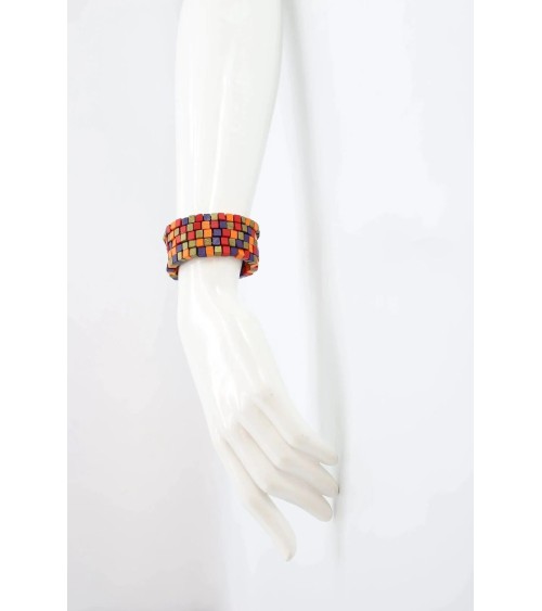 Pashmina Mehrfarbig - Armband aus Holzperlen Jianhui London damen frau kinder spezielle kaufen
