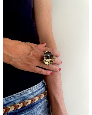 Mohnblume - Ring aus recyceltem Kunststoff Jianhui London damen frau kinder spezielle kaufen