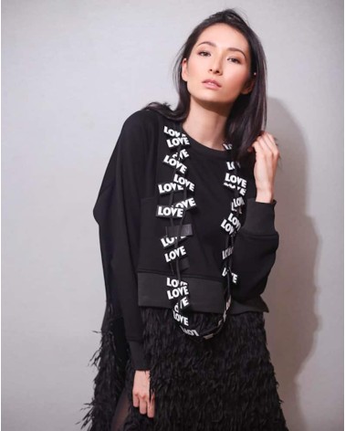 Love - Necklace in leatherette Jianhui London cute fashion design designer for women