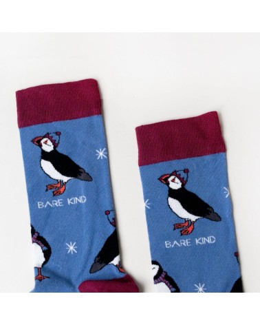 Rettet die Papageientaucher - Bambus Weihnachtssocken Bare Kind socke kuschelsocken für damen lustig herren farbige coole socken