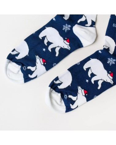 Rettet die Eibären - Bambus Weihnachtssocken Bare Kind Socke lustige Damen Herren farbige coole socken mit motiv kaufen