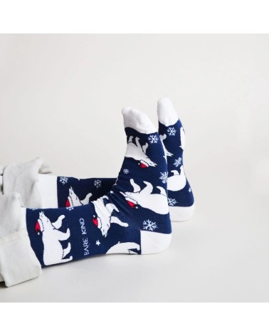 Rettet die Eibären - Bambus Weihnachtssocken Bare Kind Socke lustige Damen Herren farbige coole socken mit motiv kaufen