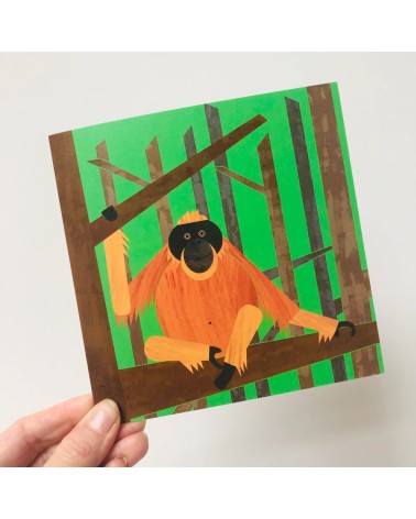 Orang-Utan - Grusskarte Ellie Good illustration glückwunschkarte zur hochzeit geburt zum geburtstag kaufen