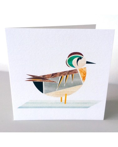 Baikal Teal - Greetings Card Ellie Good illustration happy birthday wishes for a good friend congratulations cards