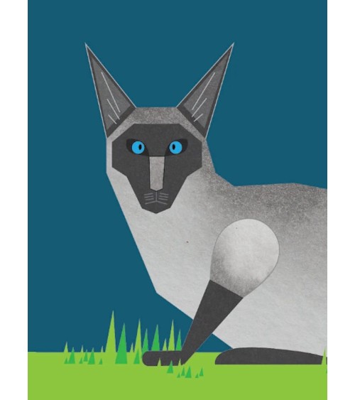 Siamese Cat - A6 Notebook Ellie Good illustration cute stationery