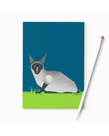 Siamese Cat - A6 Notebook Ellie Good illustration cute stationery