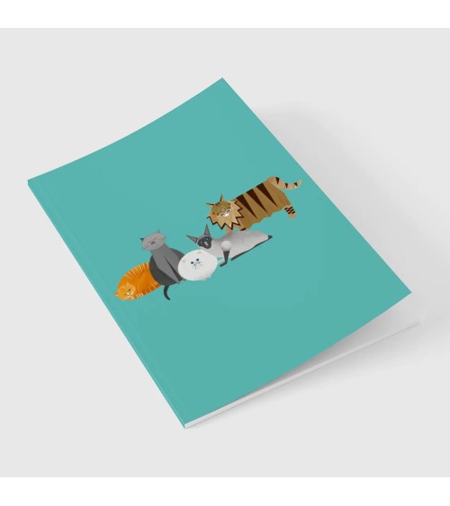 Cat Characters - A5 Notebook Ellie Good illustration original gift idea switzerland