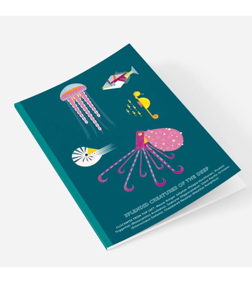 Sea Creatures - A5 Notebook Ellie Good illustration original gift idea switzerland