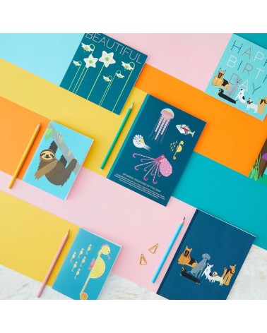 Sea Creatures - A5 Notebook Ellie Good illustration cute stationery