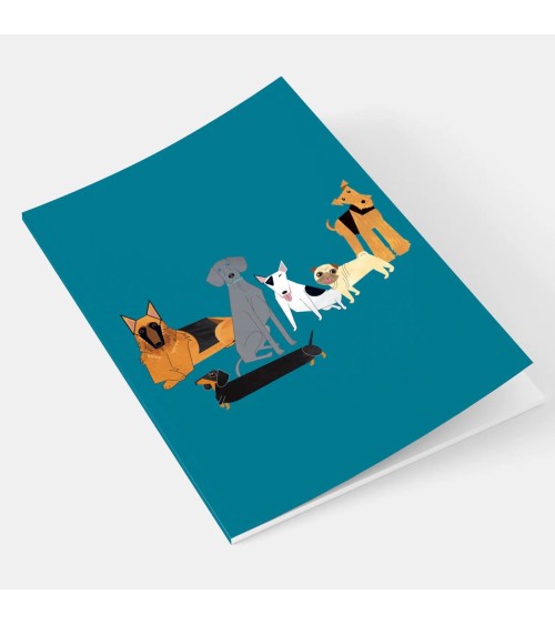 Amis des chiens - Cahier, carnet de notes A5 Ellie Good illustration idée cadeau original suisse