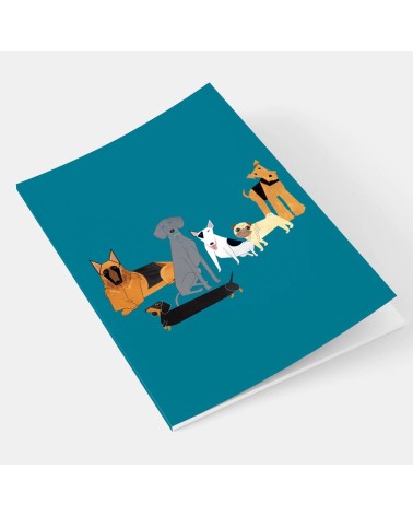 Amis des chiens - Cahier, carnet de notes A5 Ellie Good illustration papeterie originale en ligne suisse