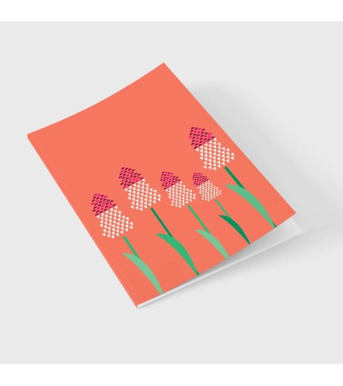 Fleurs modernes - Cahier, carnet de notes A5 Ellie Good illustration idée cadeau original suisse