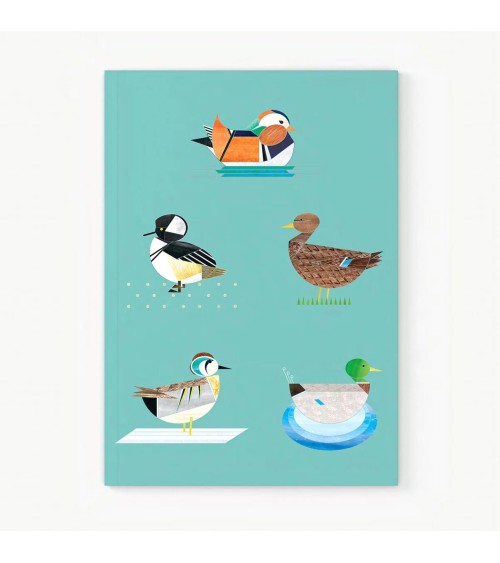 Canards barboteurs - Cahier, carnet de notes A5 Ellie Good illustration papeterie originale en ligne suisse