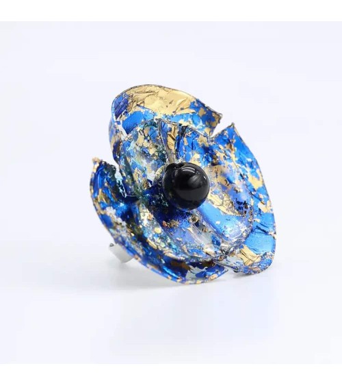 Mohnblume - Ring aus recyceltem Kunststoff Jianhui London damen frau kinder spezielle kaufen