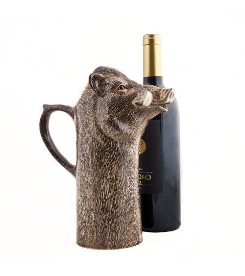 Water Jug - Wild Boar Quail Ceramics carafe jug glass design