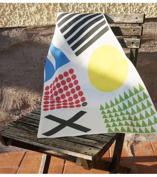 DIDO Sun & So - Torchon de cuisine Camilla Engdahl torchon vaisselle qualité serviette haut de gamme beaux essuie main originaux