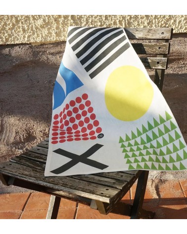 DIDO Sun & So - Torchon de cuisine Camilla Engdahl torchon vaisselle qualité serviette haut de gamme beaux essuie main originaux