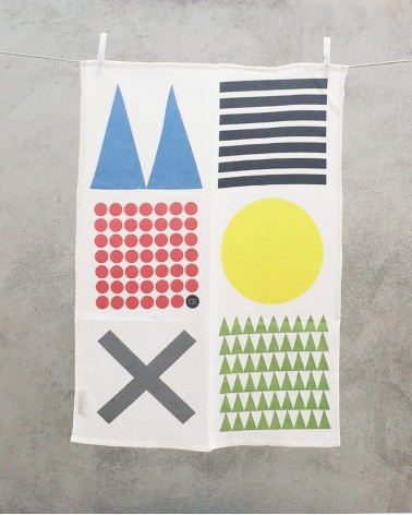 DIDO Sun & So - Torchon de cuisine Camilla Engdahl torchon vaisselle qualité serviette haut de gamme beaux essuie main originaux