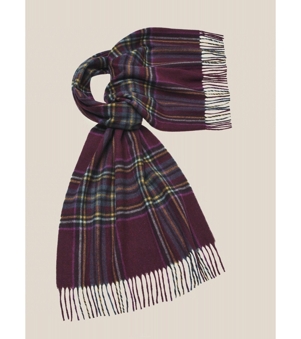 OTLEY Damson XL - Oversized Merino wool scarf Bronte by Moon scarves man mens women ladies male neck winter scarf