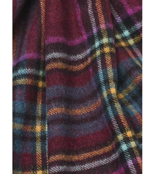 OTLEY Damson XL - Large Merino wool scarf Bronte by Moon scarves for women mens scarf Kitatori Switzerland