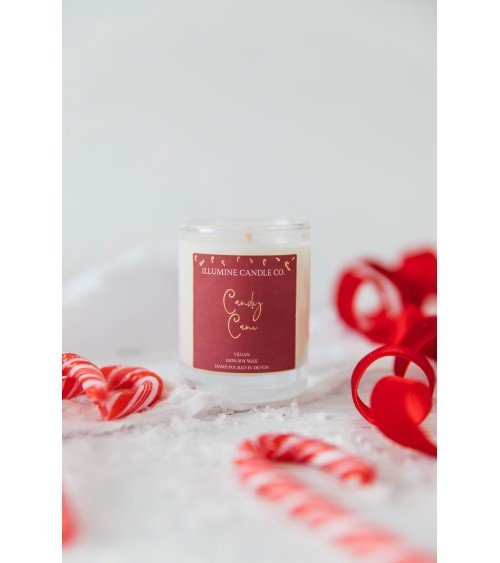 Candy Cane - Scented Candle handmade good smelling candles shop store