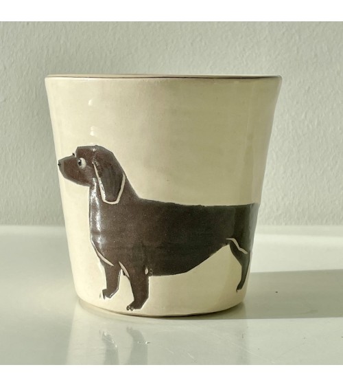 Mug - Teckel Camilla Engdahl design à café thé cappuccino originale grande grosse original fun