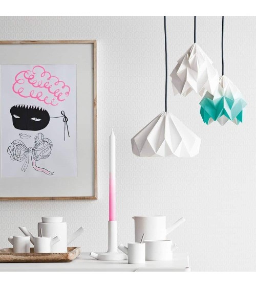 Moth Weiss - Papier Lampenschirm Hängelampe Studio Snowpuppe lampenschirme kaufen