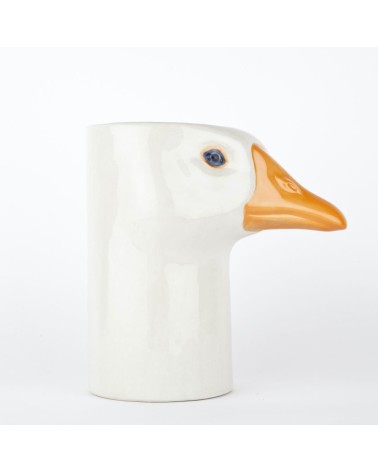 Goose - Ceramic Utensil Holder Quail Ceramics