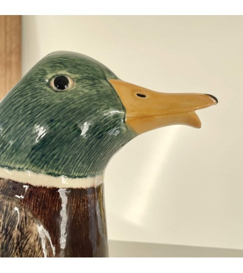 Pichet à eau - Canard colvert Quail Ceramics carafe d eau pichet en verre