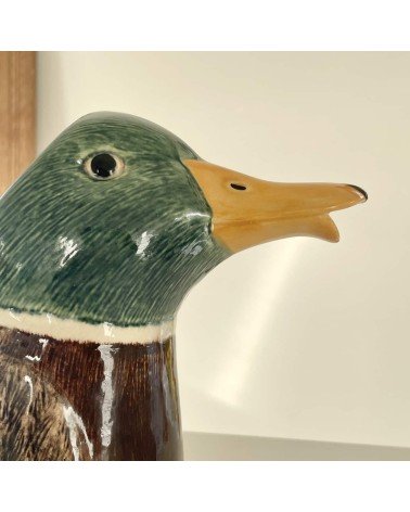 Wasserkrug - Stockente, Ente Quail Ceramics wasserkaraffe glas krüg glaskaraffen design