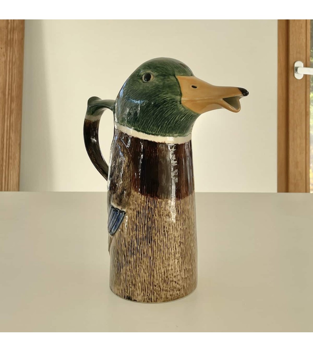 Pichet à eau - Canard colvert Quail Ceramics carafe d eau pichet en verre