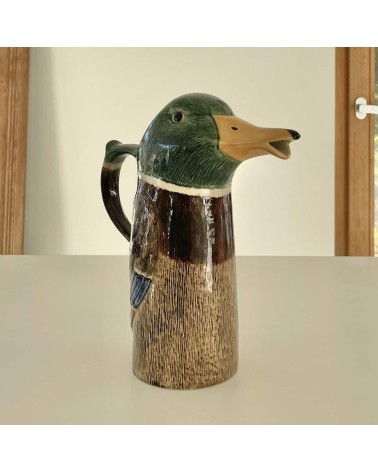 Pichet à eau - Canard colvert Quail Ceramics carafe d eau pichet en verre