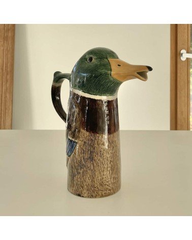 Wasserkrug - Stockente, Ente Quail Ceramics wasserkaraffe glas krüg glaskaraffen design
